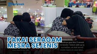  Diduga Pasangan Sesama Jenis Mesra-mesraan sampai Saling Cium di Mal Bogor, Pakai Seragam Sekolah