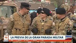 La previa de la gran parada militar