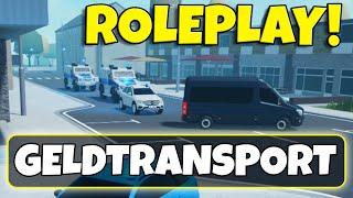 GELDTRANSPORT auf ÖFFENTLICHEM RP SERVER in NOTRUF HAMBURG als SEK Beamter | ROBLOX Deutsch