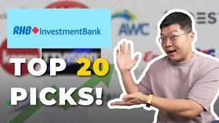 RHB's Top 20 Malaysian Small Cap Stock Picks REVEALED! Episode 1