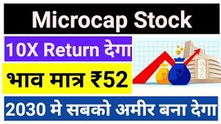 Best Microcap stock 10X Return देगा  Top Microcap stock l Undevalued Microcap stocks