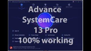 Advance SytemCare 13 Pro License Key 100% Working