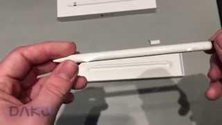 Apple Pencil [Unboxing] + Smart Cover + Case [Hands on] [4K UHD & German]