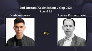 Nodirbek CRUSHES Rustam with 97% accuracy | Round 8.2 | 2nd Rustam Kasimdzhanov Cup 2024