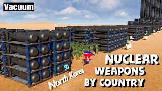 Countries By Number Of Nuclear Weapons comparison by country | 3d Сomparison | 3d Animation