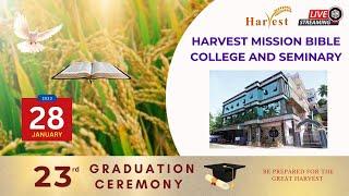 23rd GRADUATION CEREMONY 2023 | Harvest Mission Bible College And Seminary | LIVE