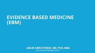 Evidence -based medicine and Health technology assessment (HTA)