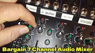 Depusheng HT-7USB 7 Channel Audio Mixer with USB