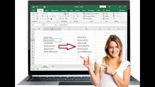 Easy Way to Make First Letter Capital in MS Excel (Excel 2003-2019)