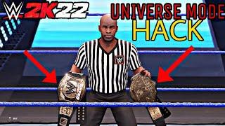 WWE 2K22 - How to do a Double Title match in Universe Mode