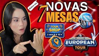 SETE NOVAS MESAS NESTA TEMPORADA EUROPEAN TOUR 8 BALL POOL