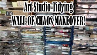 Art Studio Tidy Up Ep 2: Marker Pen Storage and Wall of Chaos Makeover!