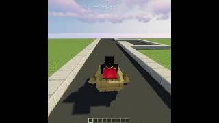 minecraft easy car - command : /summon boat ~ ~0.1 ~ {CustomName:"\"Car1\"",NoGravity:1} #shorts