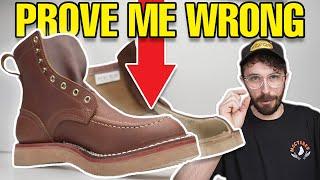 Nicks Boots Just Made The Best Moc Toe In The World - (CUT IN HALF)