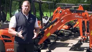 Kubota UK   1 5   2 tonne mini excavators product walkaround