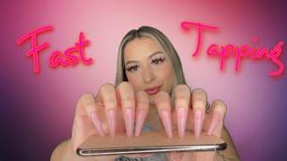 ASMR fast tapping  10 triggers in 10 minutes 