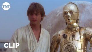 Star Wars: A New Hope - Luke Skywalker Meets R2-D2 and C-3PO [CLIP] | TNT