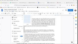 4.1: insert tables and lists to organize content (Google Docs version)