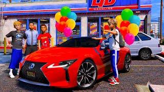 ОПЕРСКАЯ ЕЗДА В GTA 5 - У МЕНЯ ДЕНЬ РОЖДЕНИЯ! ДРУЗЬЯ ПОДАРИЛИ МНЕ LEXUS LC500 НА ДНЮХУ! ВОТЕР