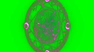 Green screen magic circle fairy