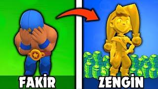 FAKİR HESABA 5 YENİ KARAKTER ÇIKARDIK! YENİ KULÜBÜMÜZ! Brawl Stars