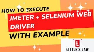 JMeter-Selenium Webdriver Integration | Example with Paramterization #jmeter #seleniumwebdriver