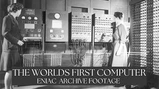 ENIAC, The worlds first computer, archival footage an educational film