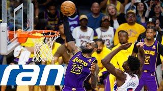 LeBron mit dem Hammer! Lakers bezwingen 76ers I ran NBA I Basketball