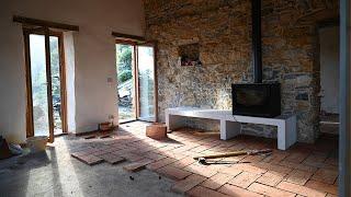 #74 Herringbone Terracotta Floor | Renovating our Abandoned Stone House in Italy