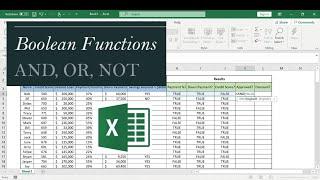 Easy Guide to Boolean Functions in Excel | NOT, AND, OR