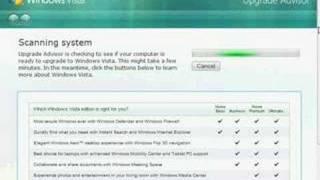 windows vista upgrade advisor