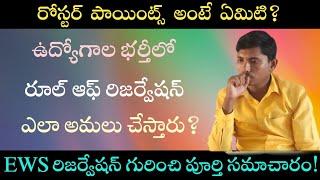 New Roster Points & Rule of Reservation in Telangana || EWS Reservation Full Details ||#kotanidattu