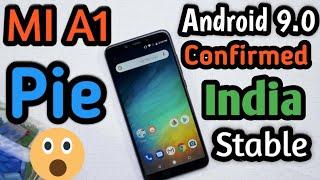 Mi a1 android pie 9.0 official release date india