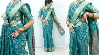 How to make saree perfect pleats for wedding | saree draping step by step for beginners