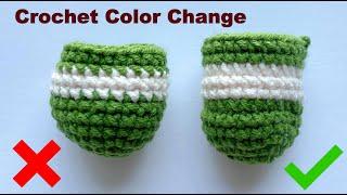 How to Seamlessly Change Yarn Colors Between Rounds in Crochet