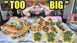 THE BIGGEST MEXICAN FOOD CHALLENGE IN TEXAS | Tacos, Tortas | Mexican Street Food Challenge