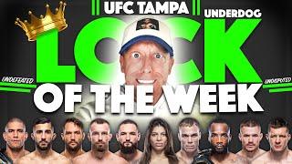 Jacob's LOCK OF THE WEEK for UFC Tampa | LOTW | We Want Picks #UFCTampa