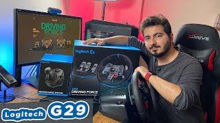 Logitech G29 Direksiyon Seti + Shifter (Vites) | Kutu Açılımı, Kablolama, Kurulum ve Kullanım