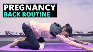 Lower Back Pain Relief Exercises for Pregnancy - Physio Guided Home Routine