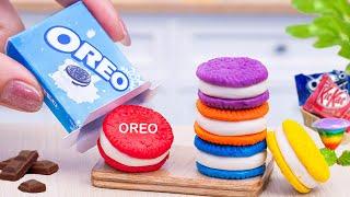 Sweet Mini Rainbow Oreo Cake Recipe, Best Miniature Oreo Chocolate Cake Decorating, Mini Oreo Recipe