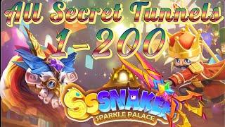 SSSnaker Sparkle Palace Papercraft Arena 1-200 Waves All Secret Tunnels Location 1.8.0 Holy S5 Event