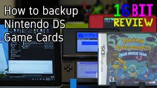 How to backup Nintendo DS Game Cards - 16 Bit Guide