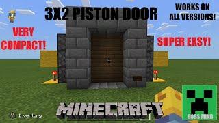 Minecraft 3x2 Piston Door (Super Easy!)