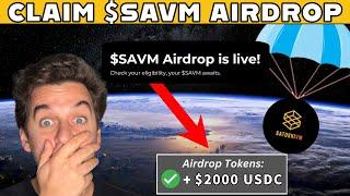 Claim SATOSHIVM Airdrop - $SAVM COMPLETE Airdrop GUIDE