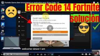 error code 14 fortnite solución Fix Fácil Tutorial en Español 2022