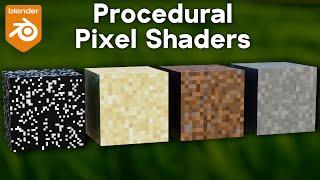 Procedural Pixel Shaders (Blender Tutorial)