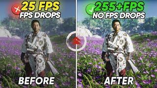 Ghost Of Tsushima: Increase Your FPS And Fix Lag On Low End PC  Ghost Of Tsushima FPS Boost 2024!