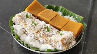 Olahan dari santan, gula merah, dan tepung ini enak banget, padahal cuma diaduk-aduk aja jadi