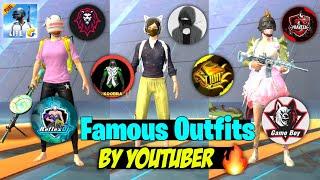 PUBG Lite ToP 10 Famous Outfits By Youtuber  @godpraveenyt1 @KoobraBhaiOfficial @LouWanGaming