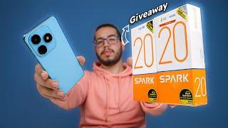 Tecno Spark 20 + Giveaway - هاتف كيقدم اداء زوين مقابل السعر